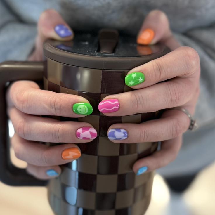 Custom nail art by Jaide