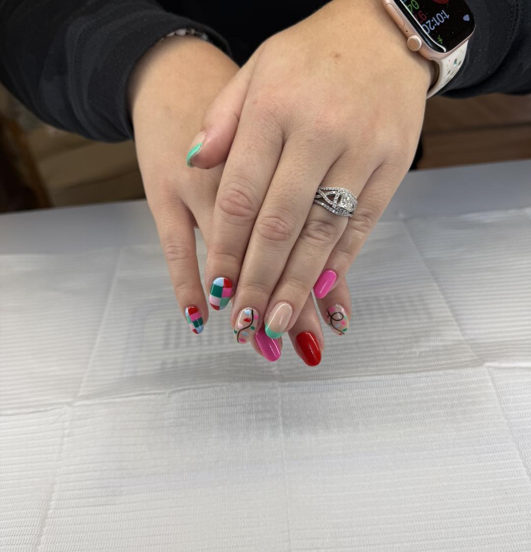 Custom nail art by Jaide