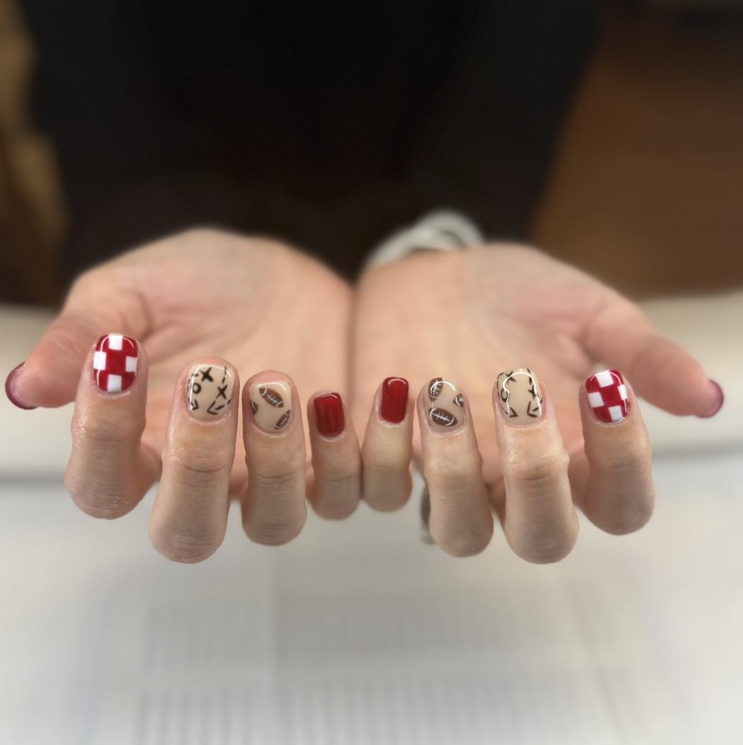 Custom nail art by Jaide
