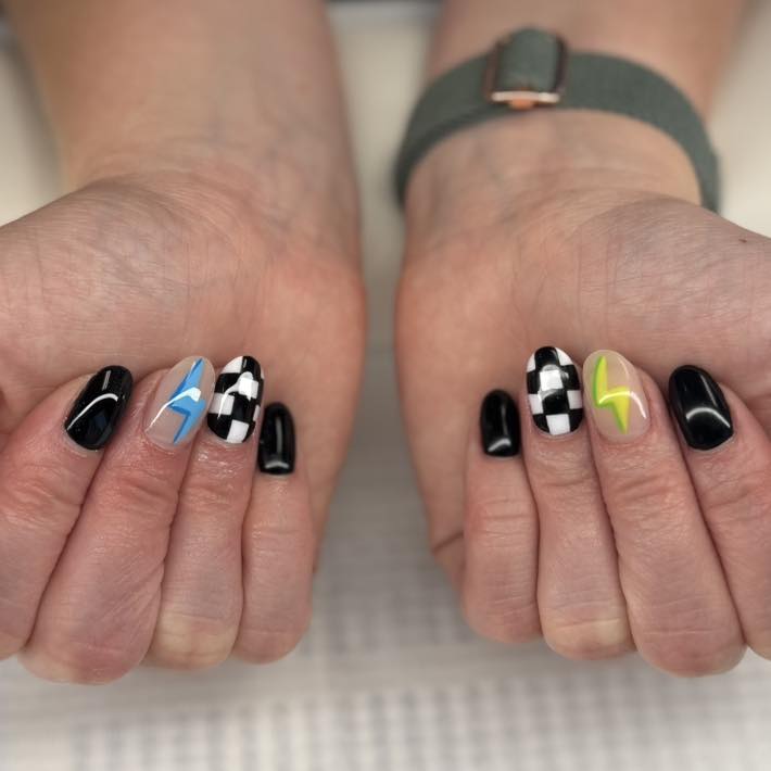Custom nail art by Jaide