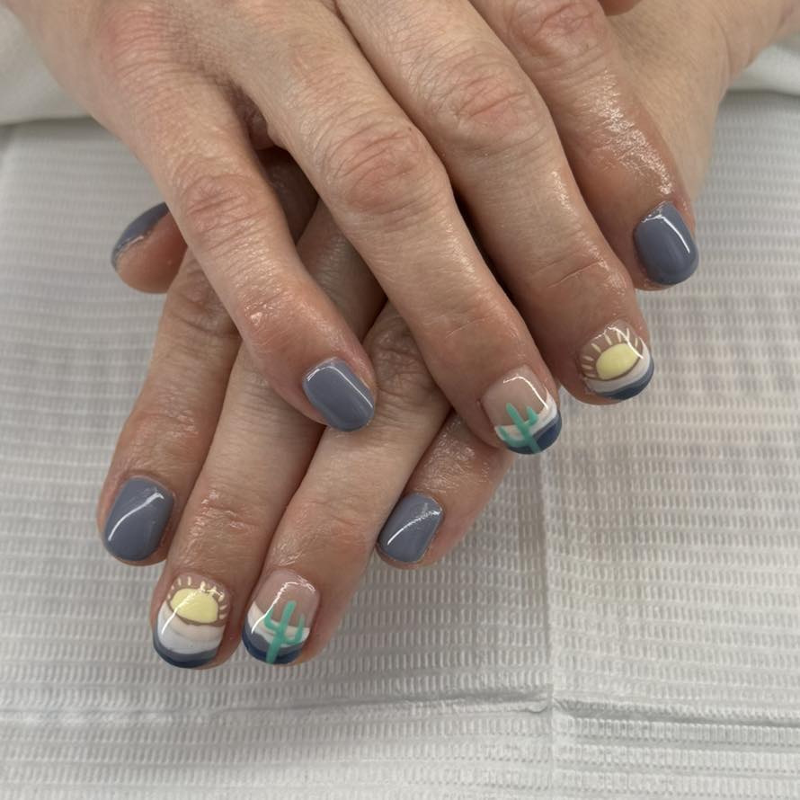 Custom nail art by Jaide